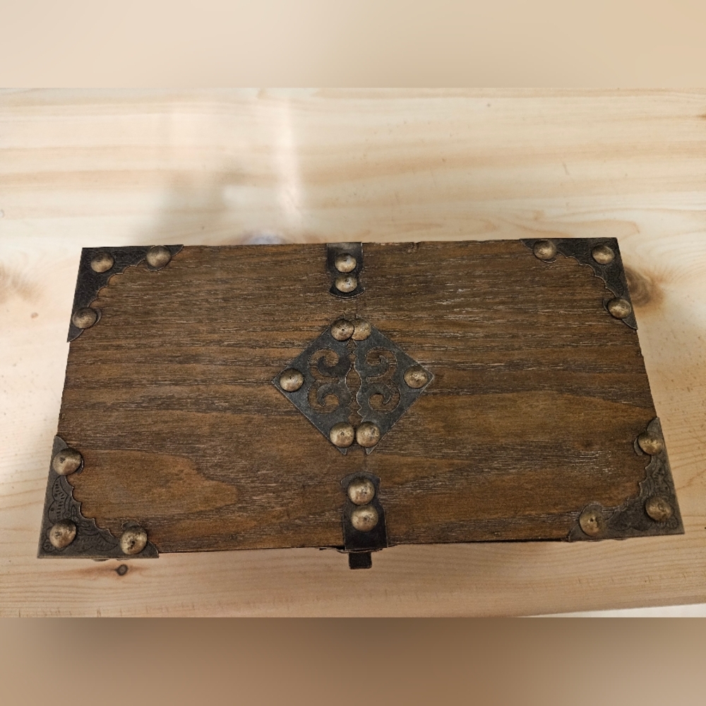Wooden Box Of Mystery Items
